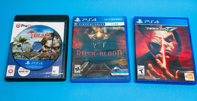 Photo 1 of 025621…3 PS4 game discs 