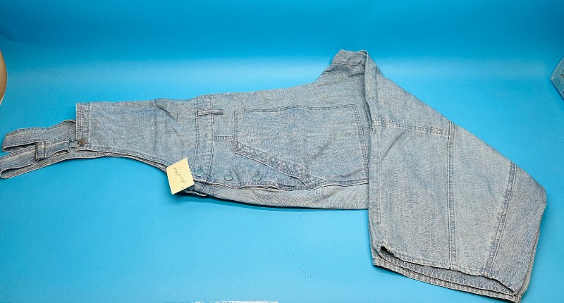 Photo 1 of 025670… size 17 jean bibs - like new condition