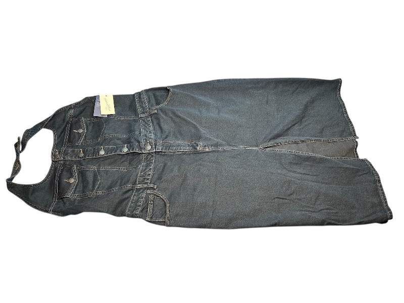 Photo 1 of 025675… size 17 jean skirt bib - like new condition 