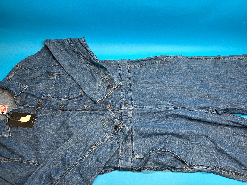 Photo 1 of 025680… Levi’s denim pantsuit size L - like new condition