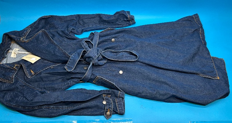 Photo 1 of 025683… size XS denim dress - like new condition