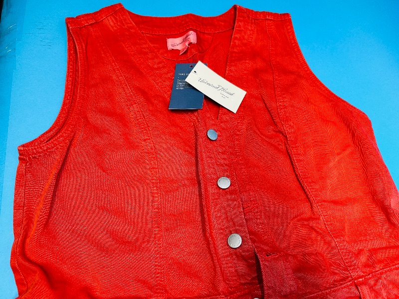 Photo 1 of 025688… size 14 denim pantsuit -like new condition 