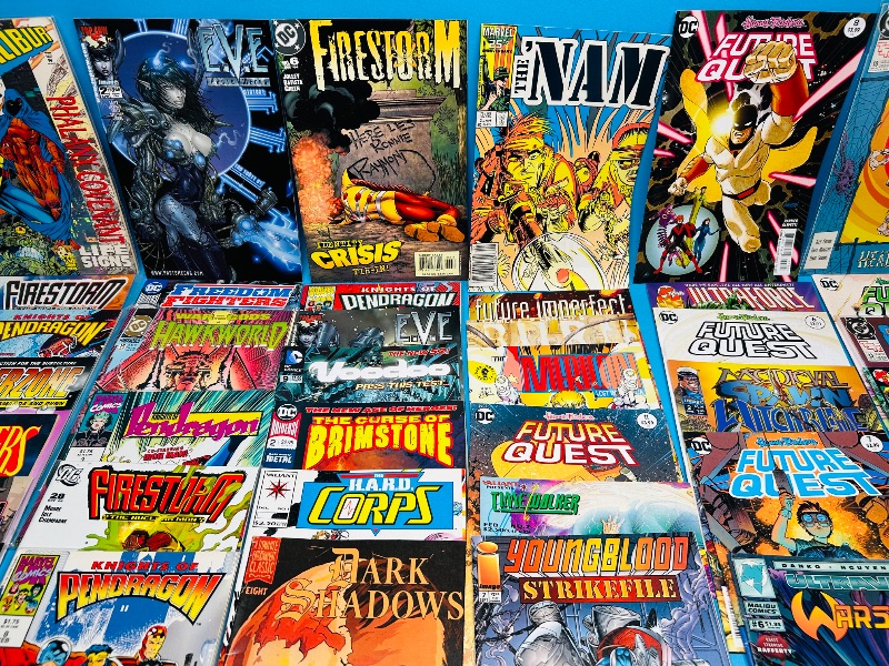 Photo 1 of 025700… final sale no return/refund- 40 misc unsleeved comics 