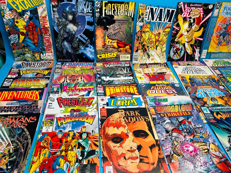 Photo 1 of 025700… final sale no return/refund- 40 misc unsleeved comics 