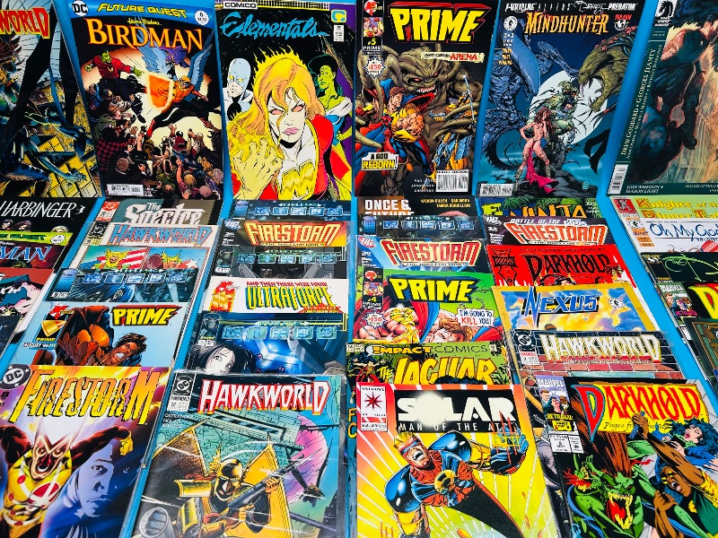 Photo 1 of 025701… final sale no return/refund- 40 misc unsleeved comics