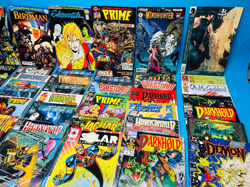 Photo 1 of 025701… final sale no return/refund- 40 misc unsleeved comics