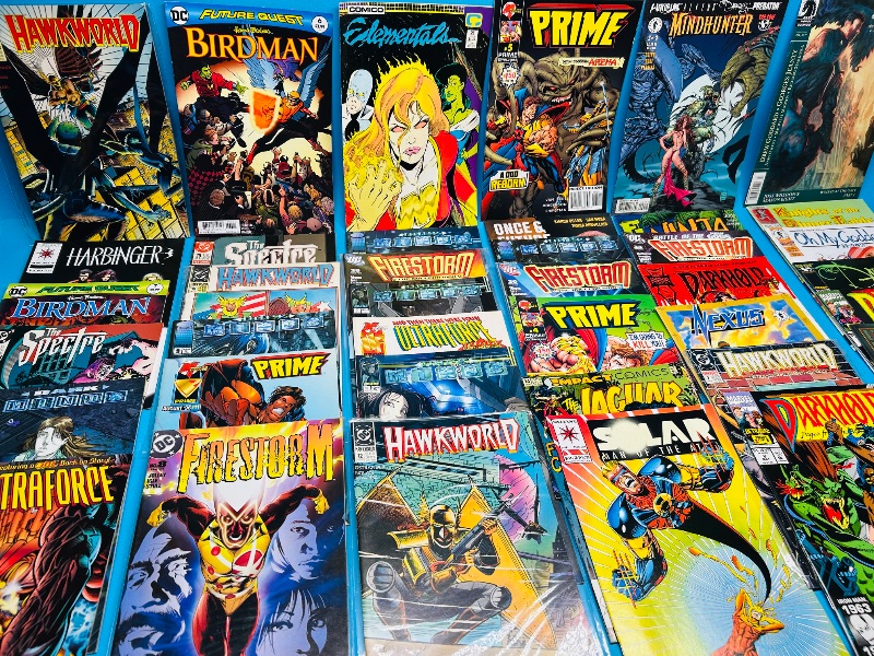 Photo 1 of 025701… final sale no return/refund- 40 misc unsleeved comics