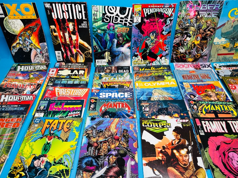 Photo 1 of 025703…  final sale no return/refund- 40 misc  unsleeved  comics 