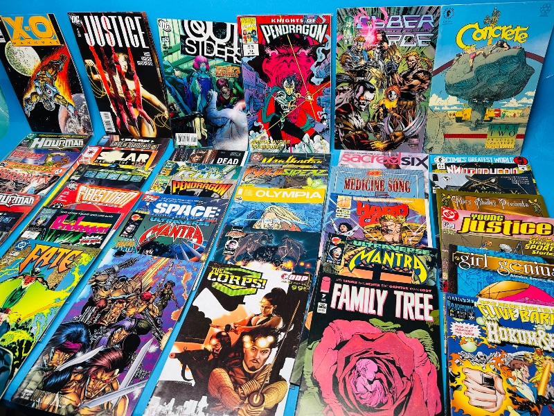 Photo 1 of 025703…  final sale no return/refund- 40 misc  unsleeved  comics 