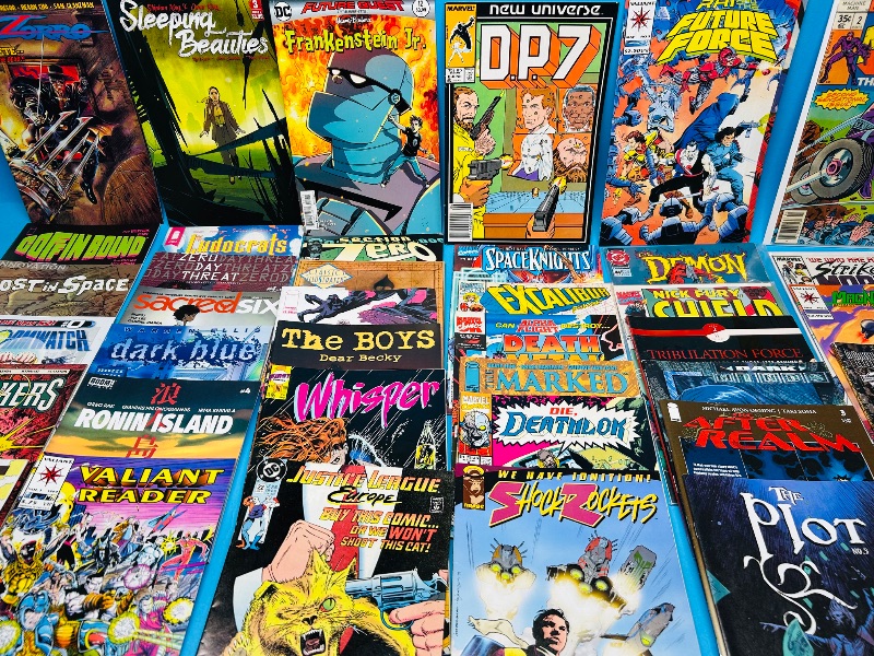 Photo 1 of 025704…  final sale no return/refund- 40 misc  unsleeved comics 