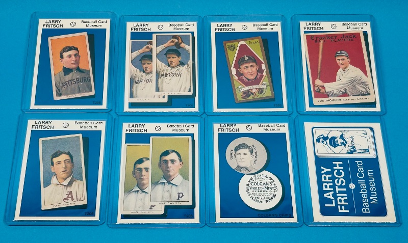 Photo 1 of 025715…8 Larry Fritsch baseball card museum set in hard plastic sleeves