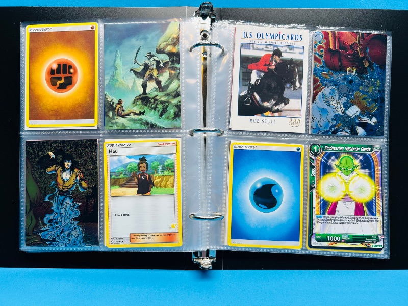 Photo 1 of 025717…final sale no return/refund -160 mix d character/ game cards in binder