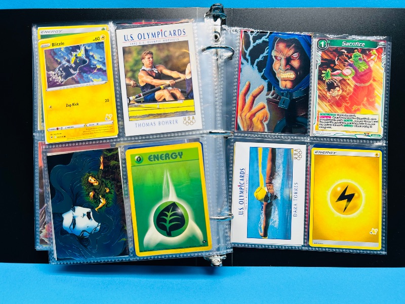 Photo 1 of 025717…final sale no return/refund -160 mix d character/ game cards in binder