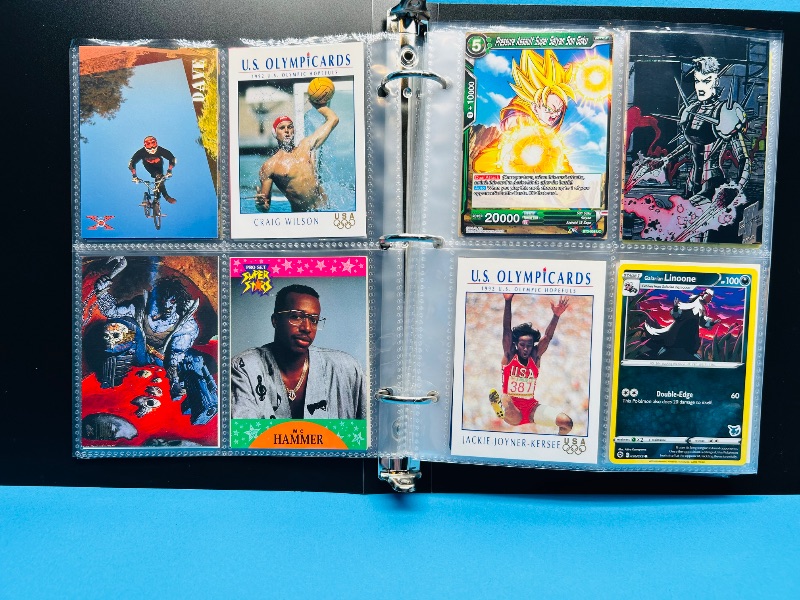 Photo 1 of 025717…final sale no return/refund -160 mix d character/ game cards in binder