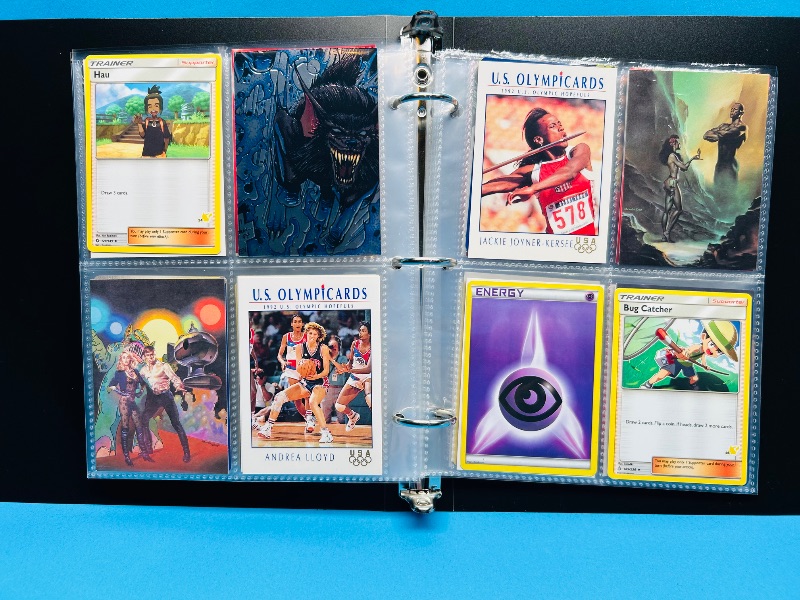 Photo 1 of 025717…final sale no return/refund -160 mix d character/ game cards in binder