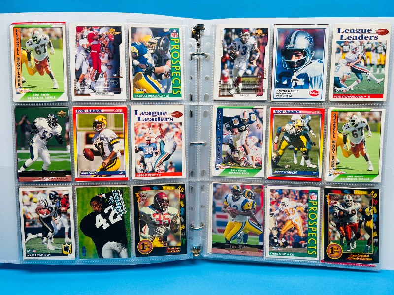 Photo 1 of 025718… final sale no return/refund -270 mixed football cards in binder