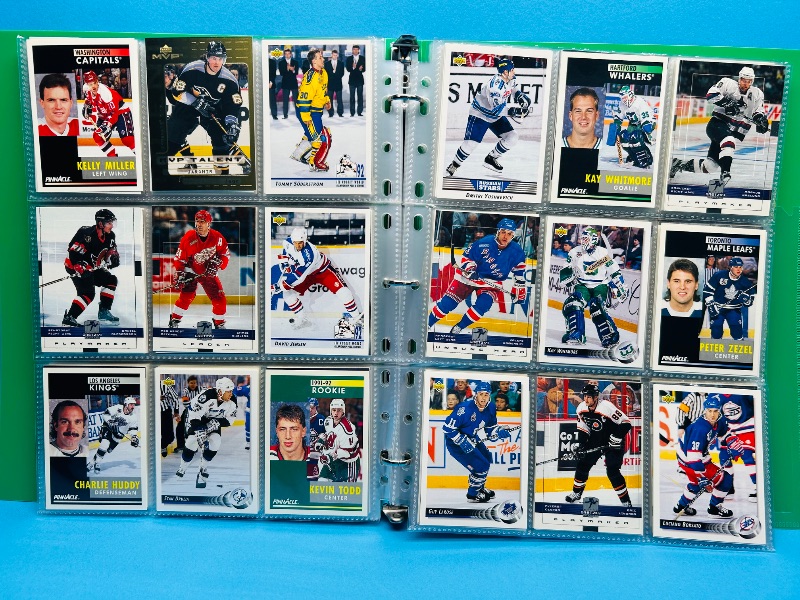 Photo 1 of 025719…  final sale no return/refund -270 mixed Hockey  cards in binder