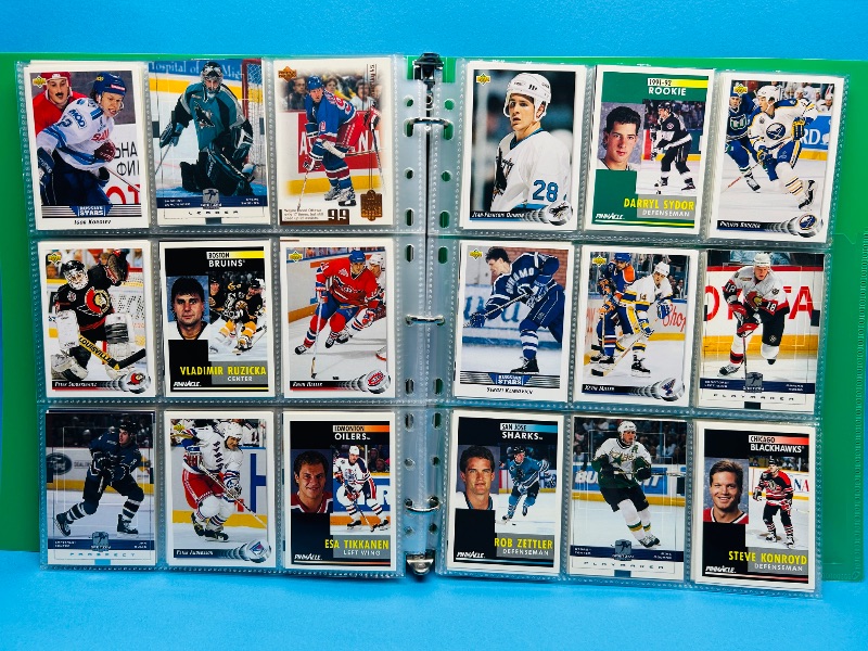 Photo 1 of 025719…  final sale no return/refund -270 mixed Hockey  cards in binder