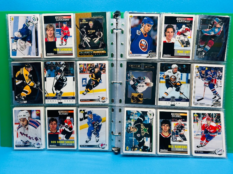 Photo 1 of 025719…  final sale no return/refund -270 mixed Hockey  cards in binder