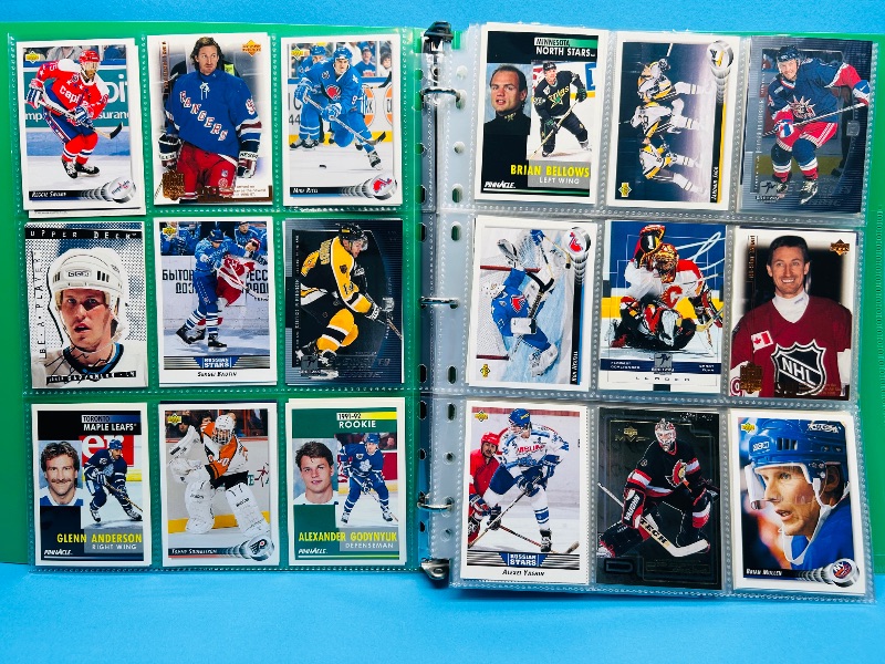 Photo 1 of 025719…  final sale no return/refund -270 mixed Hockey  cards in binder