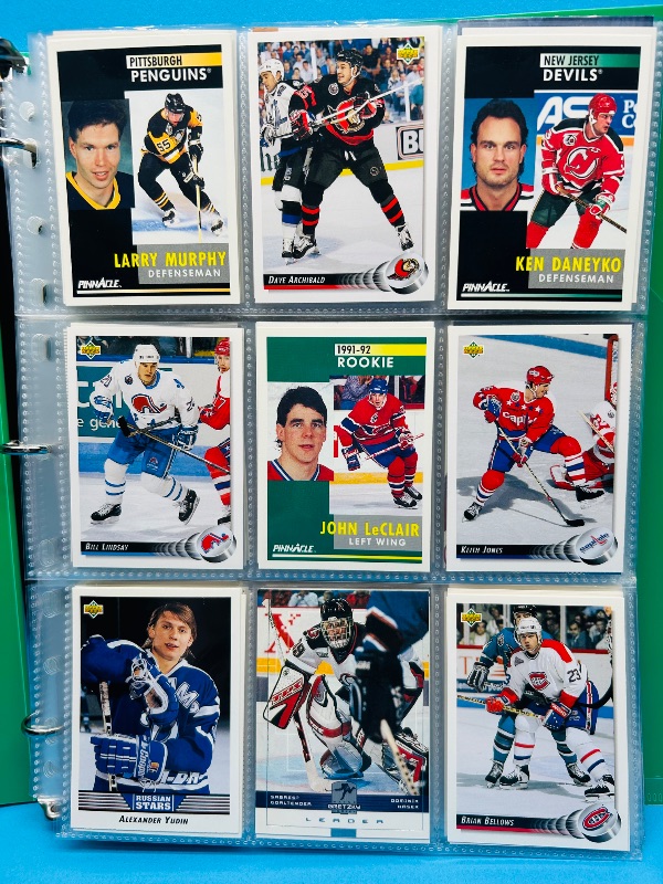 Photo 1 of 025719…  final sale no return/refund -270 mixed Hockey  cards in binder