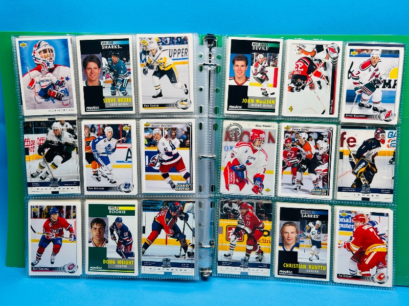 Photo 1 of 025720… final sale no return/refund -270 mixed hockey cards in binder