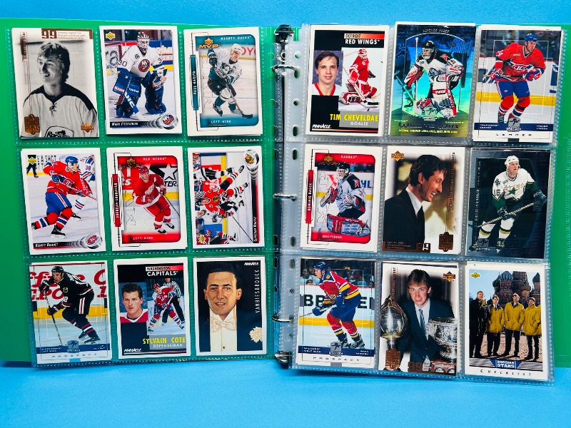 Photo 1 of 025720… final sale no return/refund -270 mixed hockey cards in binder