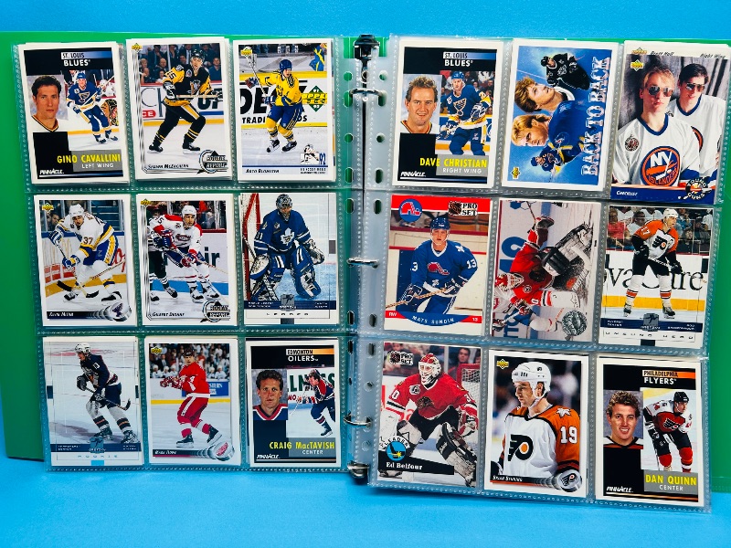 Photo 1 of 025720… final sale no return/refund -270 mixed hockey cards in binder