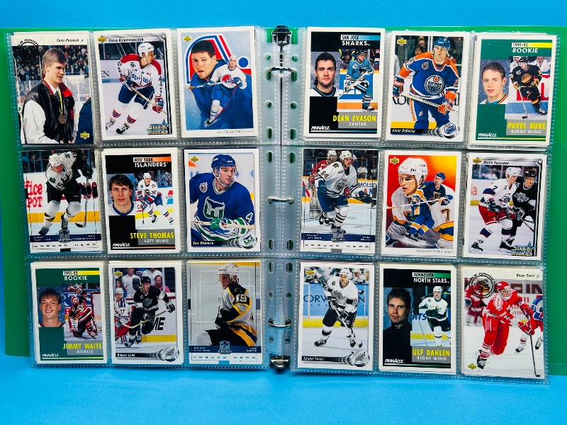 Photo 1 of 025720… final sale no return/refund -270 mixed hockey cards in binder