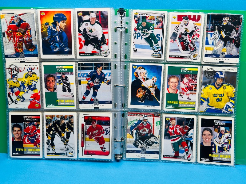 Photo 1 of 025720… final sale no return/refund -270 mixed hockey cards in binder