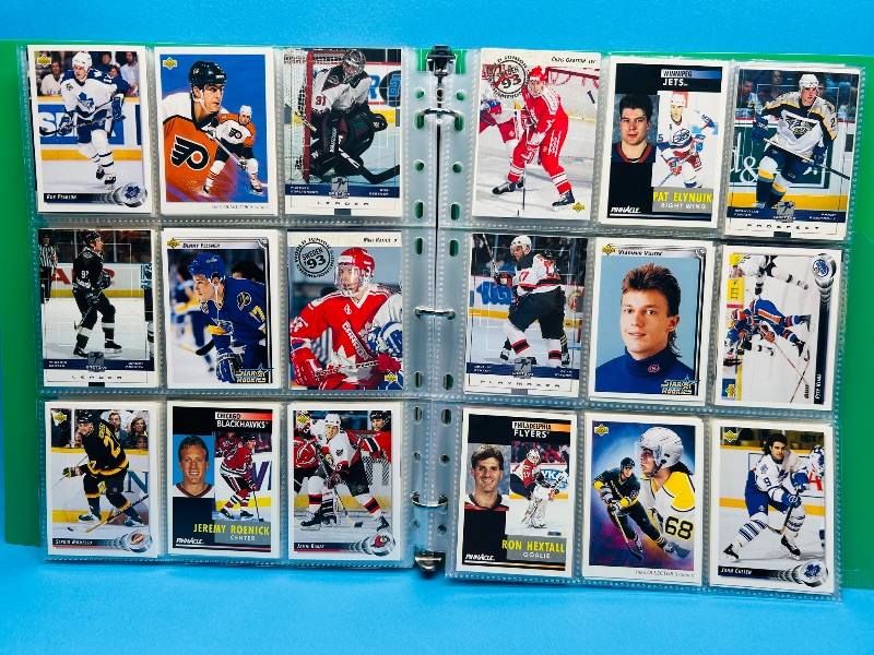 Photo 1 of 025720… final sale no return/refund -270 mixed hockey cards in binder