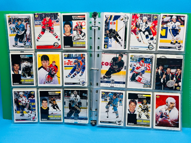 Photo 1 of 025720… final sale no return/refund -270 mixed hockey cards in binder