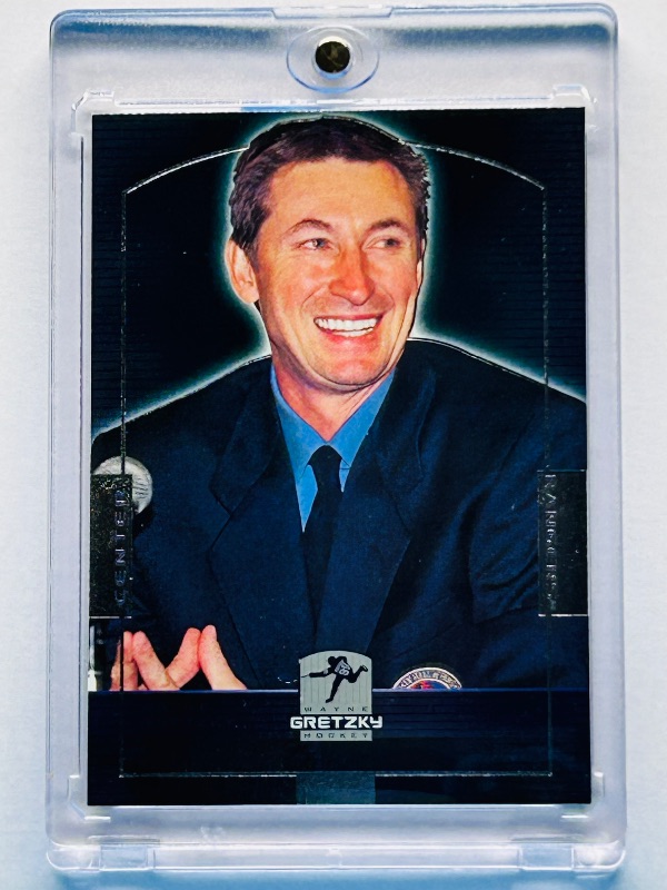 Photo 1 of 025729…  Wayne Gretzky card HOF 30 in hard plastic case 