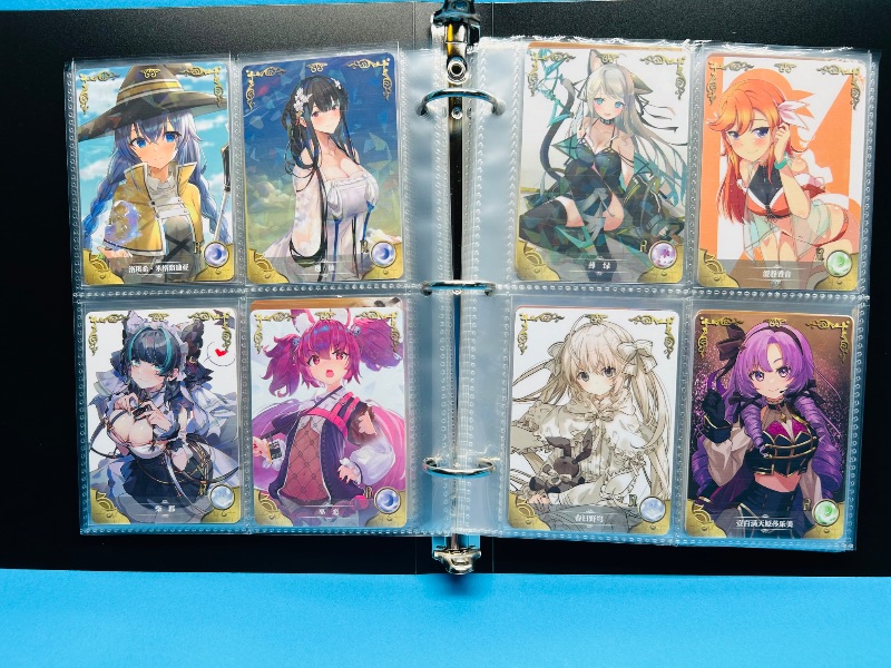 Photo 1 of 025732… final sale no return /refund-112 Anime cards in binder JAPAN