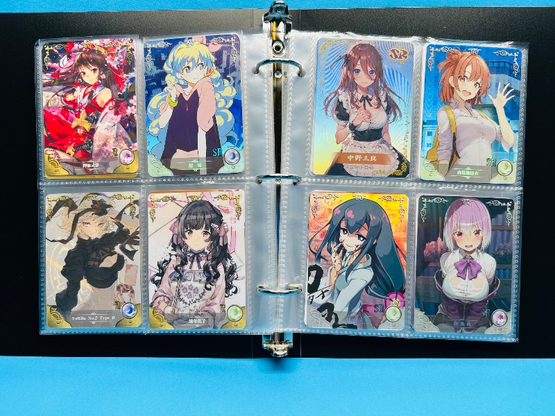 Photo 1 of 025732… final sale no return /refund-112 Anime cards in binder JAPAN