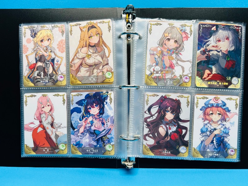 Photo 1 of 025732… final sale no return /refund-112 Anime cards in binder JAPAN