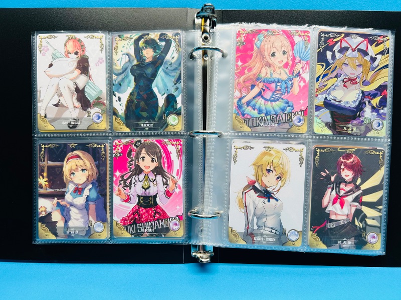 Photo 1 of 025732… final sale no return /refund-112 Anime cards in binder JAPAN