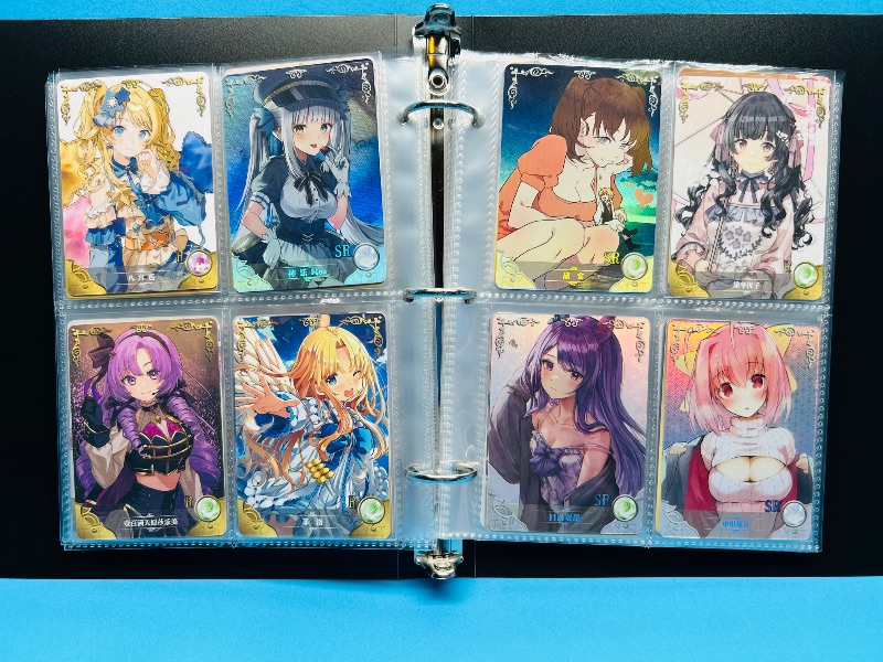 Photo 1 of 025732… final sale no return /refund-112 Anime cards in binder JAPAN
