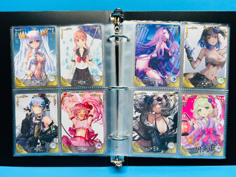 Photo 1 of 025732… final sale no return /refund-112 Anime cards in binder JAPAN