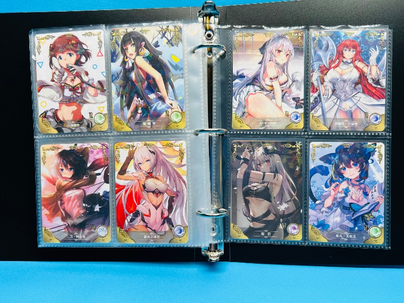 Photo 1 of 025732… final sale no return /refund-112 Anime cards in binder JAPAN