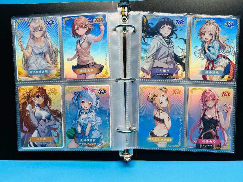 Photo 1 of 025732… final sale no return /refund-112 Anime cards in binder JAPAN