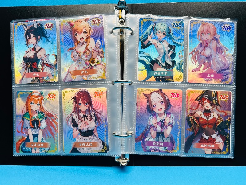 Photo 1 of 025732… final sale no return /refund-112 Anime cards in binder JAPAN