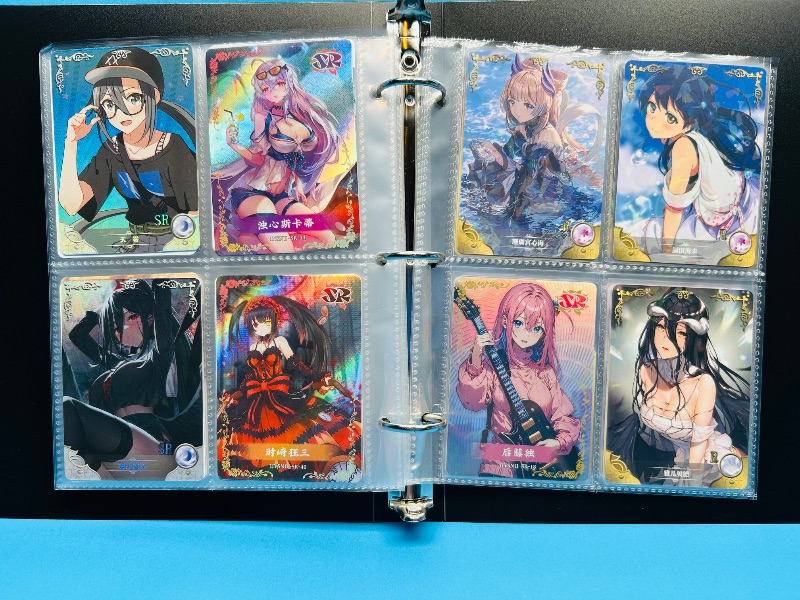 Photo 1 of 025732… final sale no return /refund-112 Anime cards in binder JAPAN