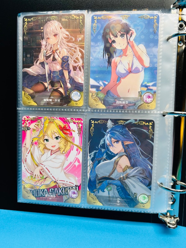 Photo 1 of 025732… final sale no return /refund-112 Anime cards in binder JAPAN