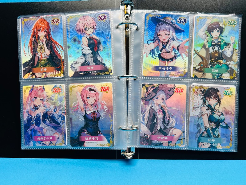 Photo 1 of 025732… final sale no return /refund-112 Anime cards in binder JAPAN