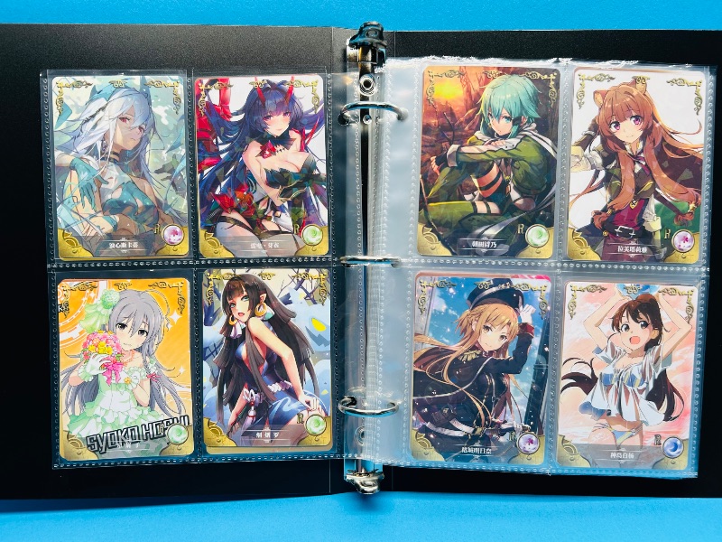Photo 1 of 025732… final sale no return /refund-112 Anime cards in binder JAPAN