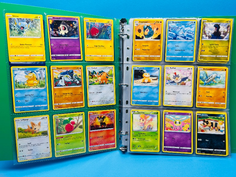 Photo 1 of 025733…final sale no return/refund- 270 mix d Pokémon cards in binder