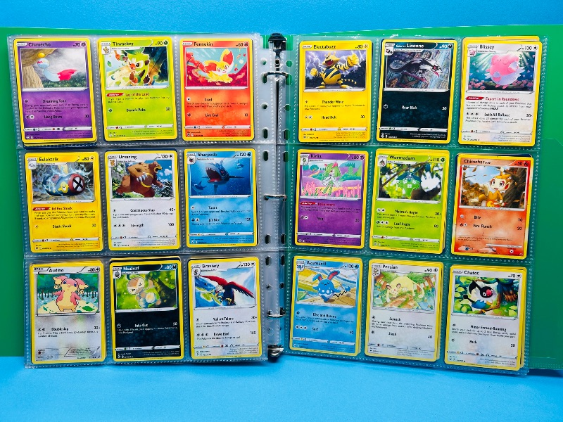 Photo 1 of 025733…final sale no return/refund- 270 mix d Pokémon cards in binder