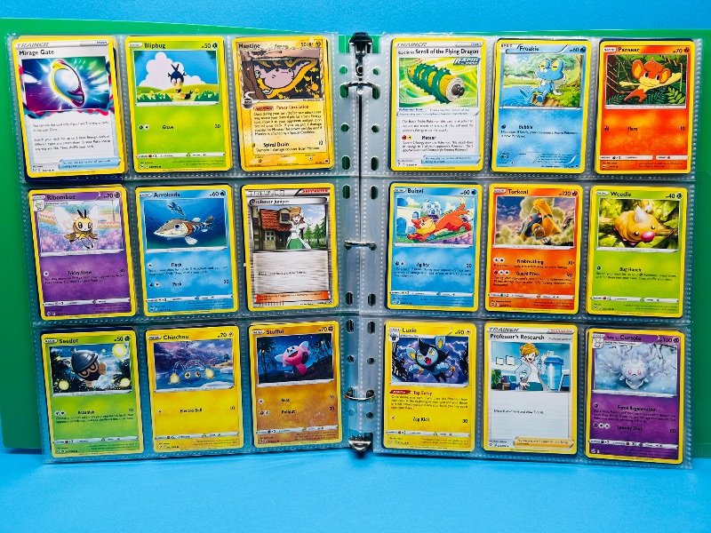 Photo 1 of 025733…final sale no return/refund- 270 mix d Pokémon cards in binder