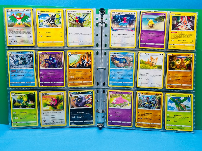 Photo 1 of 025733…final sale no return/refund- 270 mix d Pokémon cards in binder